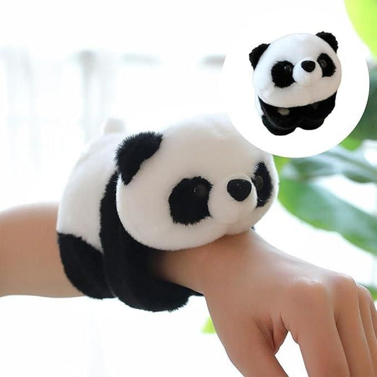 Plush Panda Slap Bracelet for Kids – Soft Stuffed Animal Wristband Toy, Unisex Wearable Plush Wrist Accessory, Cute & Fun Gift for Children / Girlfriend